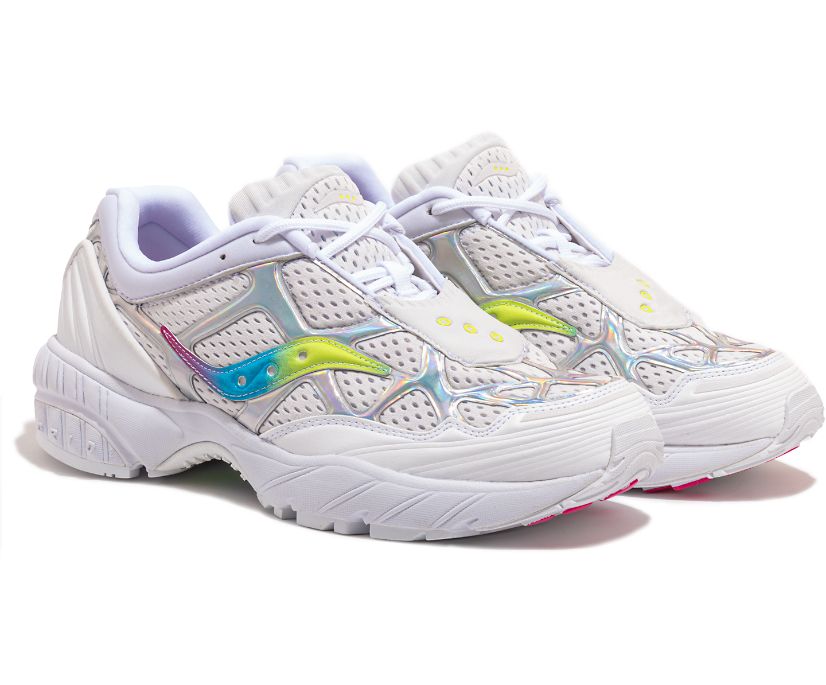 White Women's Saucony Grid Web Originals | XZGFI6304