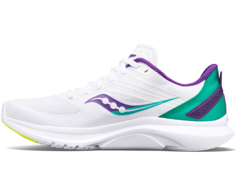 White Women's Saucony Kinvara 12 Running Shoes | IQRSE4978