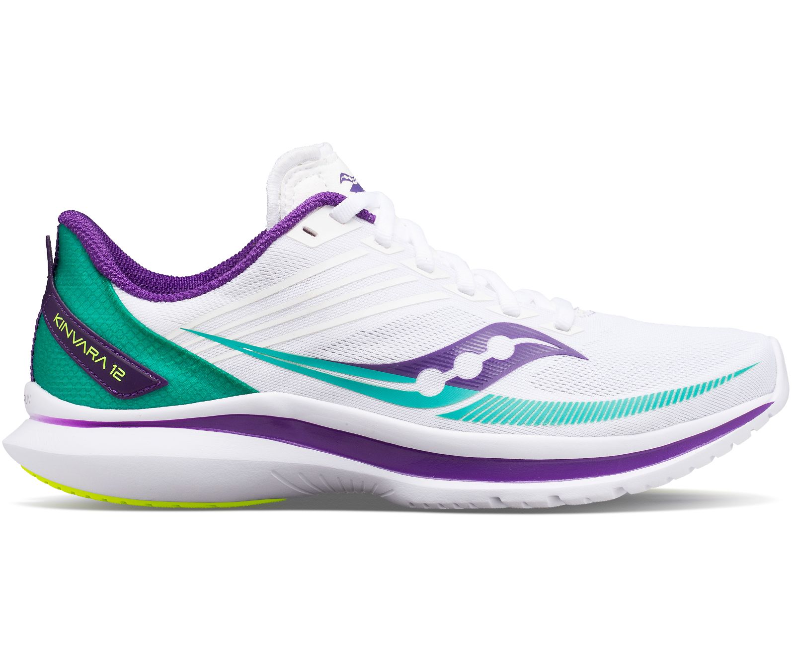 White Women\'s Saucony Kinvara 12 Running Shoes | IQRSE4978