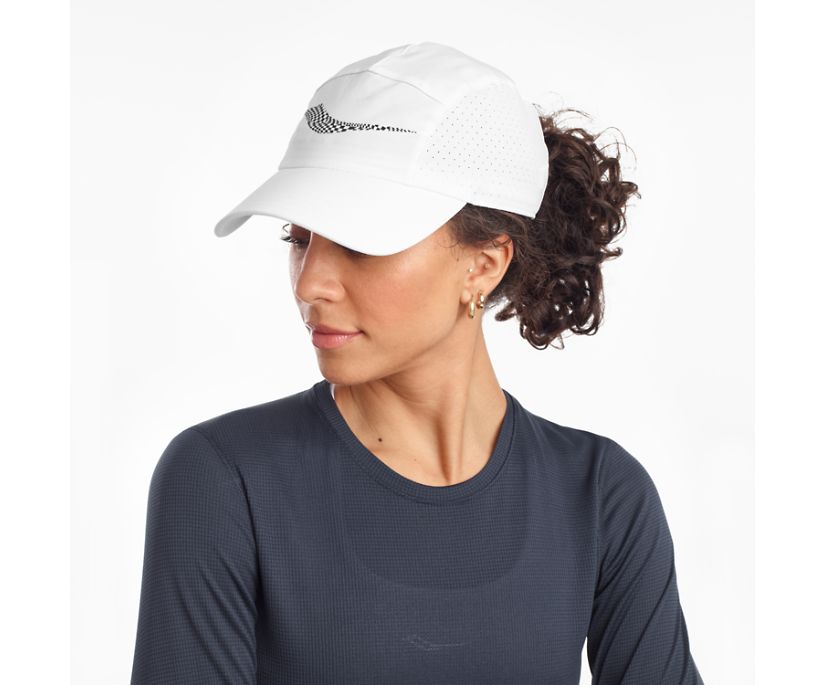 White Women's Saucony Outpace Hats | EMHIQ6510