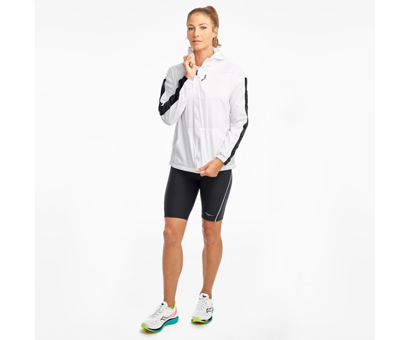 White Women's Saucony Packaway Jackets | ODMQJ8642