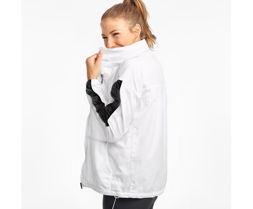 White Women's Saucony Packaway Jackets | ODMQJ8642