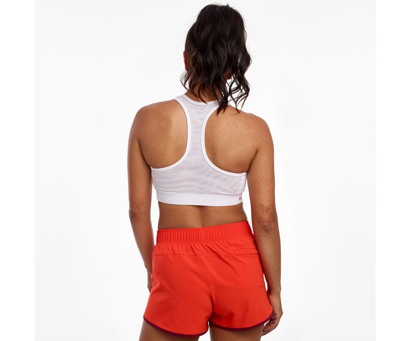 White Women's Saucony Skyrocket Bras | SVPHA5820