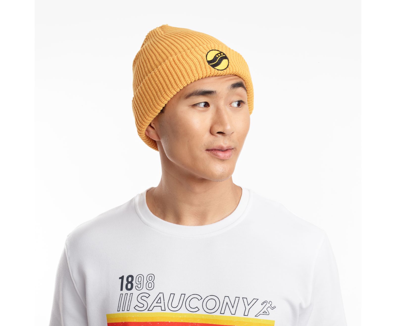 Yellow Men\'s Saucony Rested Beanies | IANWJ8312