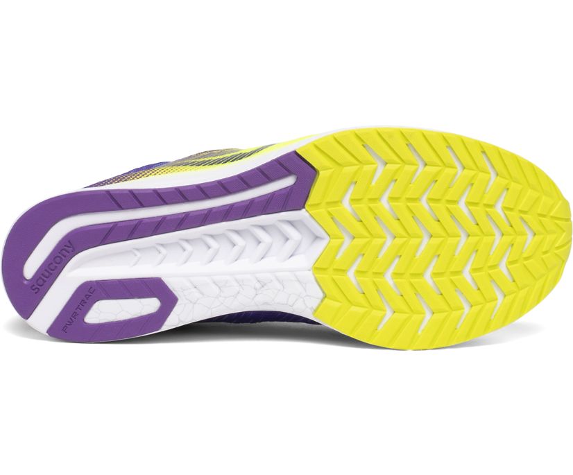 Yellow / Purple Women's Saucony Fastwitch 9 Running Shoes | JLGWO9063