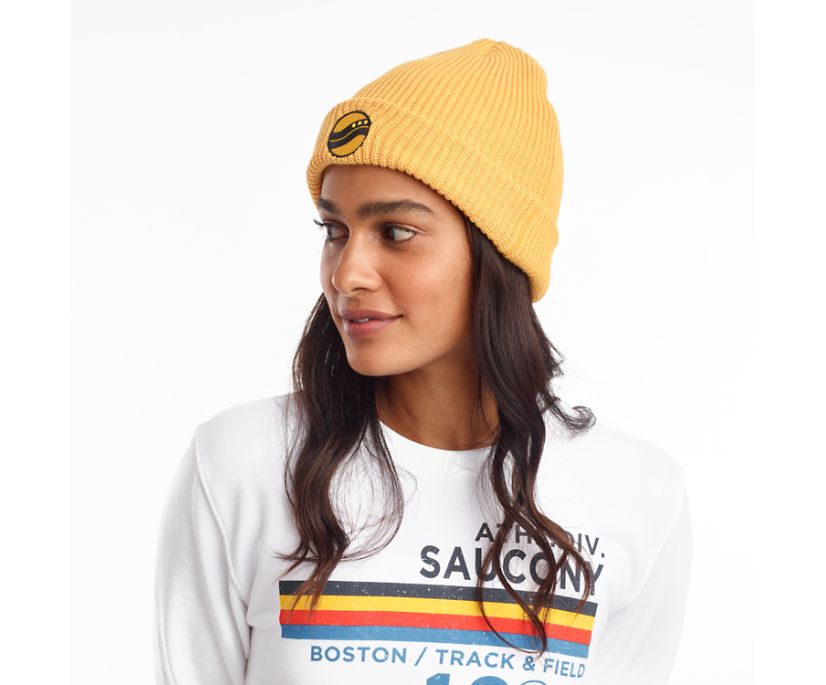 Yellow Women's Saucony Rested Beanies | APYMH5120