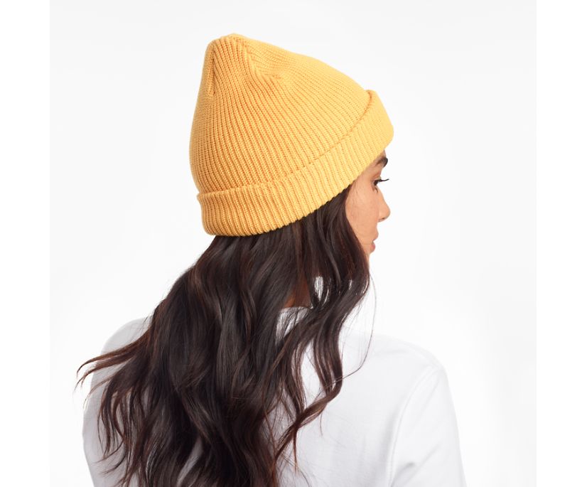 Yellow Women's Saucony Rested Beanies | APYMH5120