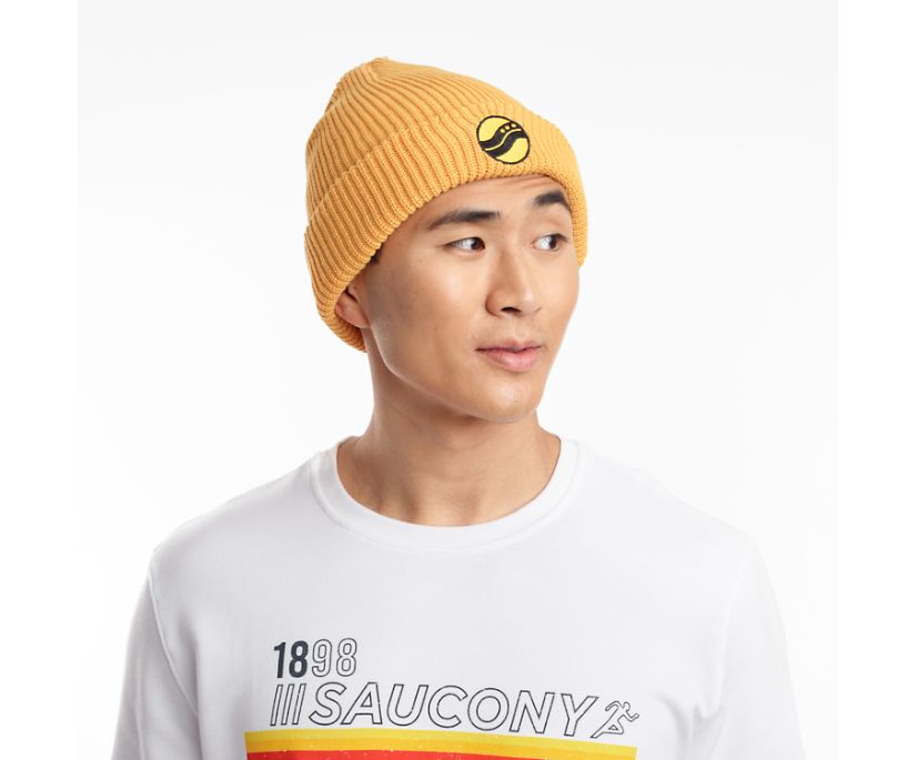 Yellow Women\'s Saucony Rested Beanies | APYMH5120