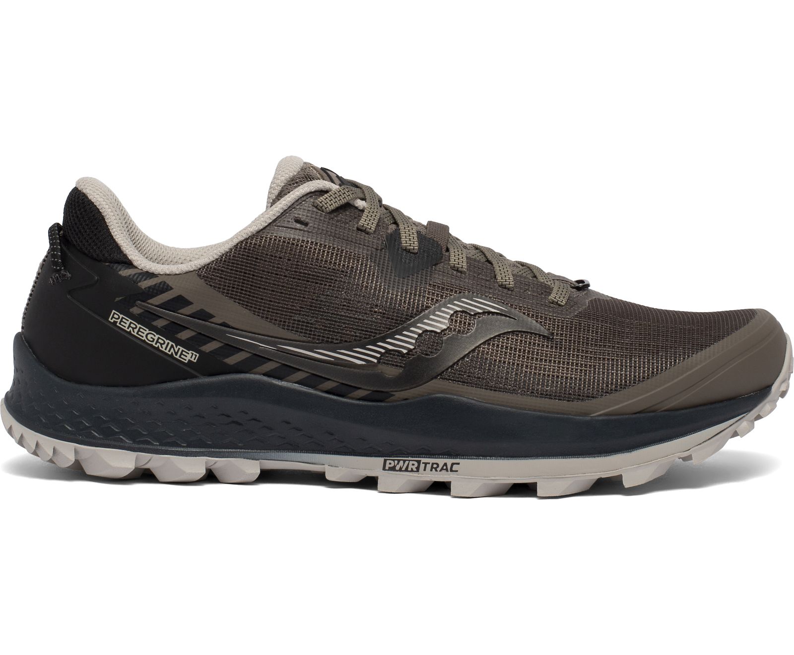 Black Men's Saucony Peregrine 11 Trail Running Shoes | JAGMX3960