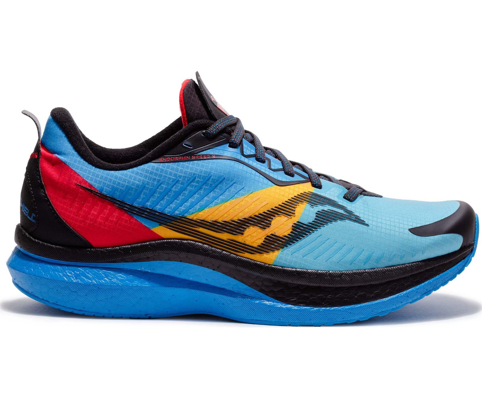 Blue / Black Men's Saucony Endorphin Speed 2 Runshield Running Shoes | UJYIX9521