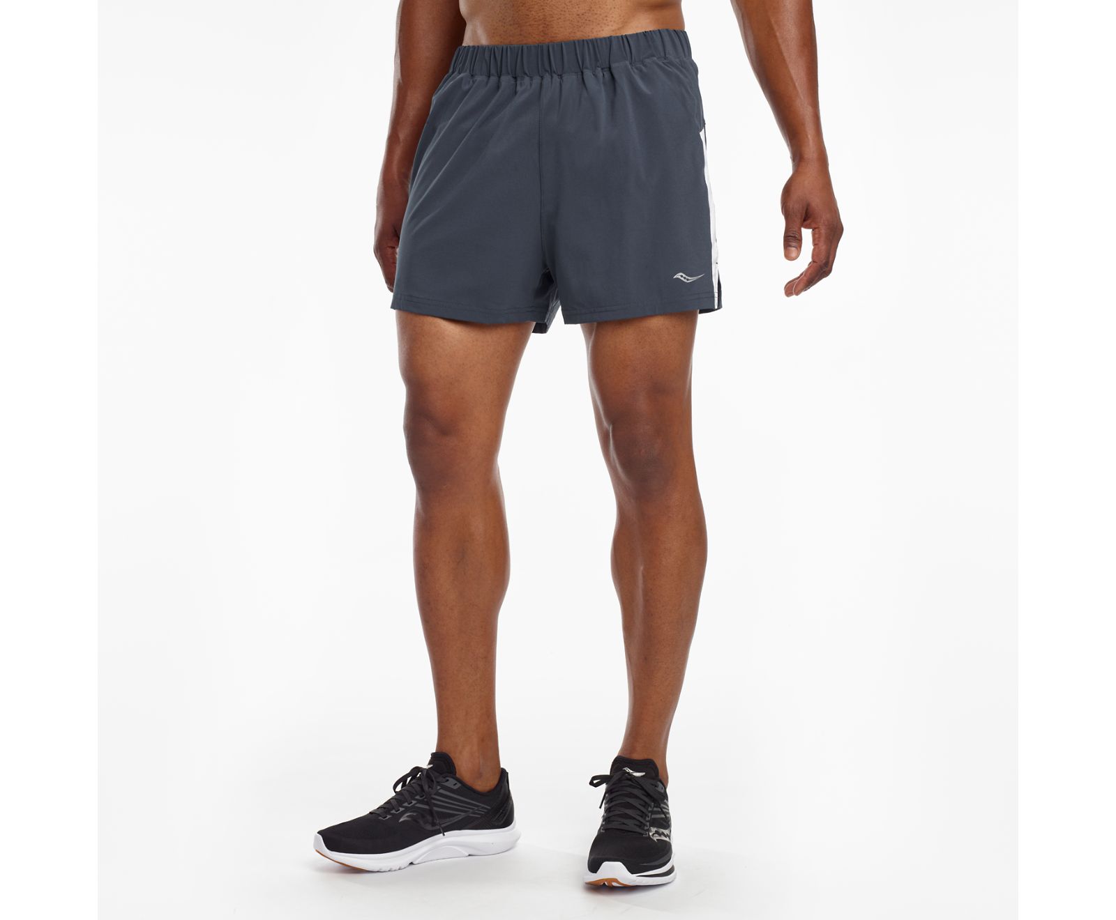 Blue Men's Saucony Outpace 3" Shorts | ZQRXW3894