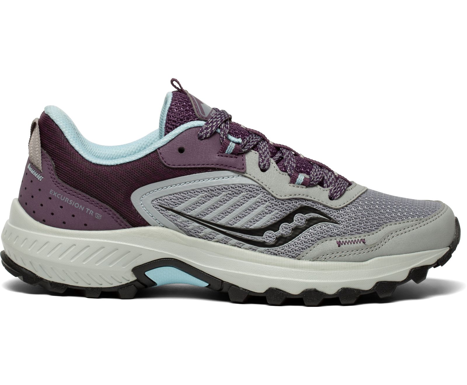 Burgundy / Grey Women's Saucony Excursion Tr15 Trail Running Shoes | KWINJ7645