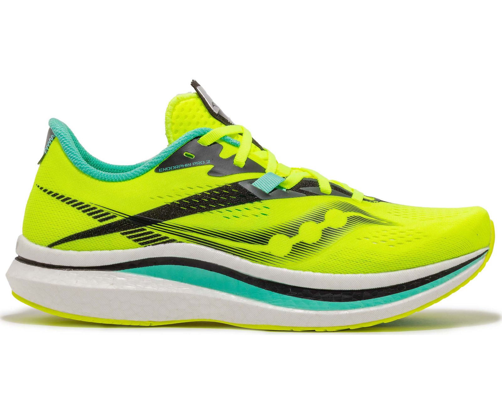 Green Men's Saucony Endorphin Pro 2 Running Shoes | FWSUO3179