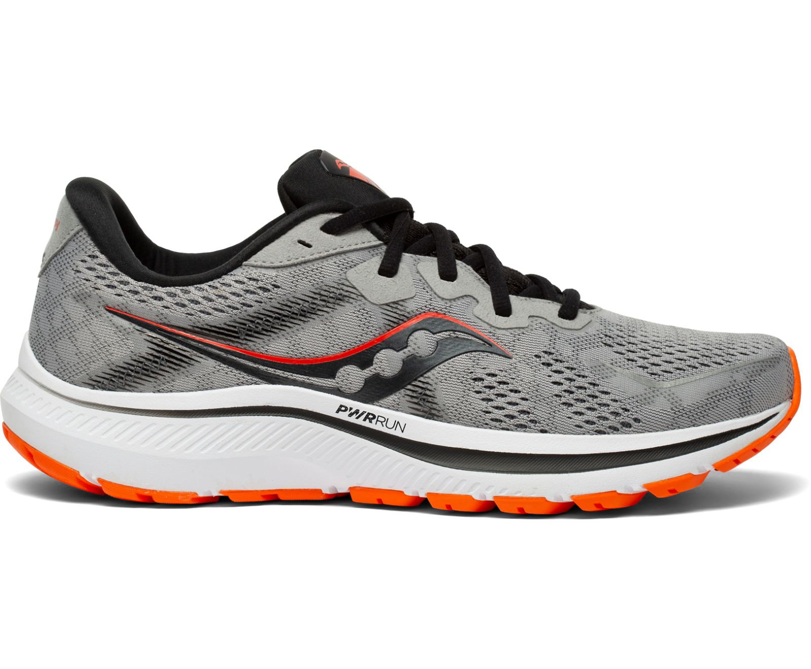 Grey / Black Men's Saucony Omni 20 Running Shoes | WYEFJ3825