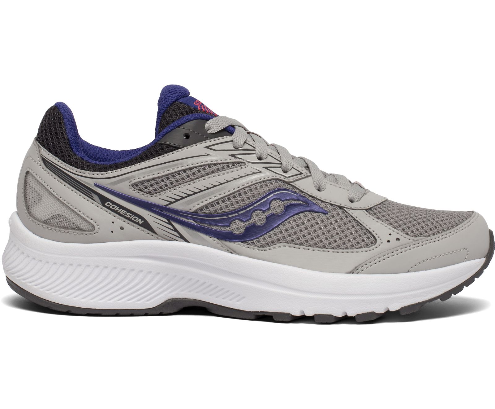 Grey / Purple Women's Saucony Cohesion 14 Running Shoes | YCELI4925