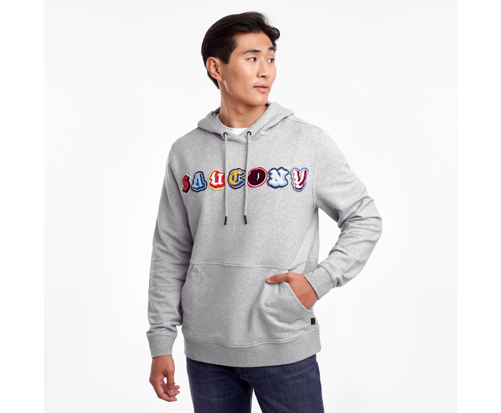 Light Grey Men's Saucony Rested Shirts | JTYOR9842