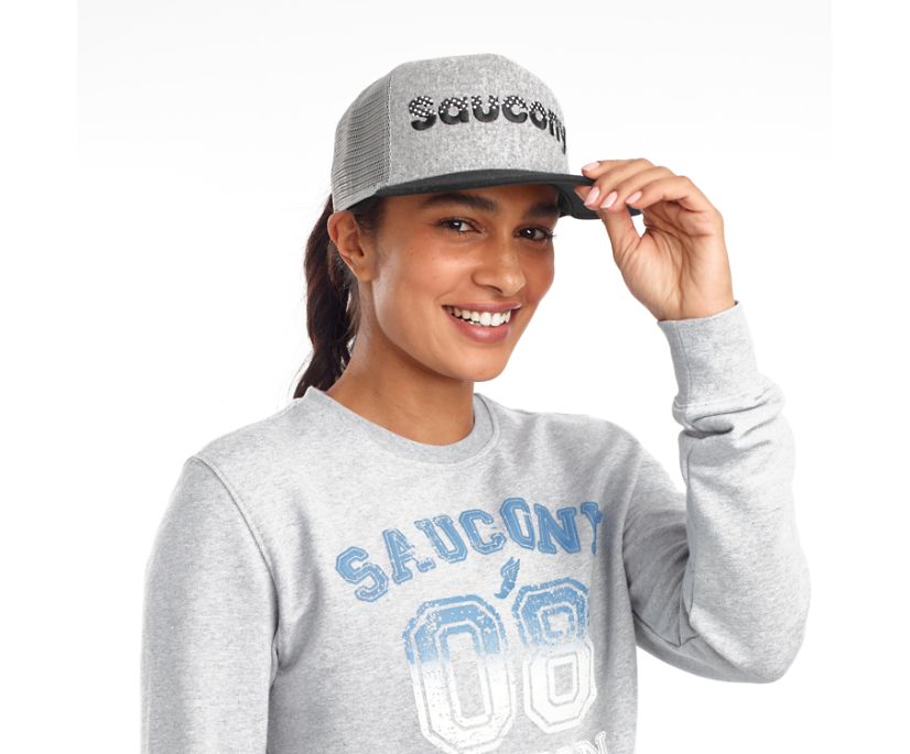 Light Grey Women's Saucony Trucker Hats | KEPTN1357