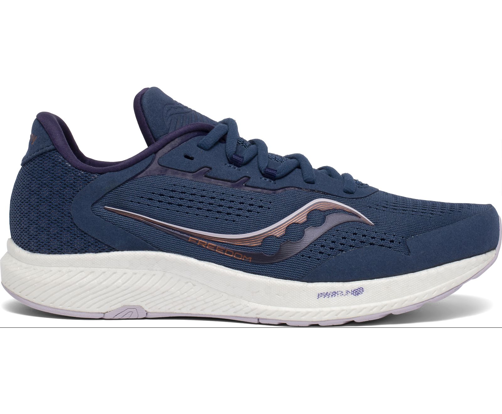 Navy Women's Saucony Freedom 4 Running Shoes | WMULE0482