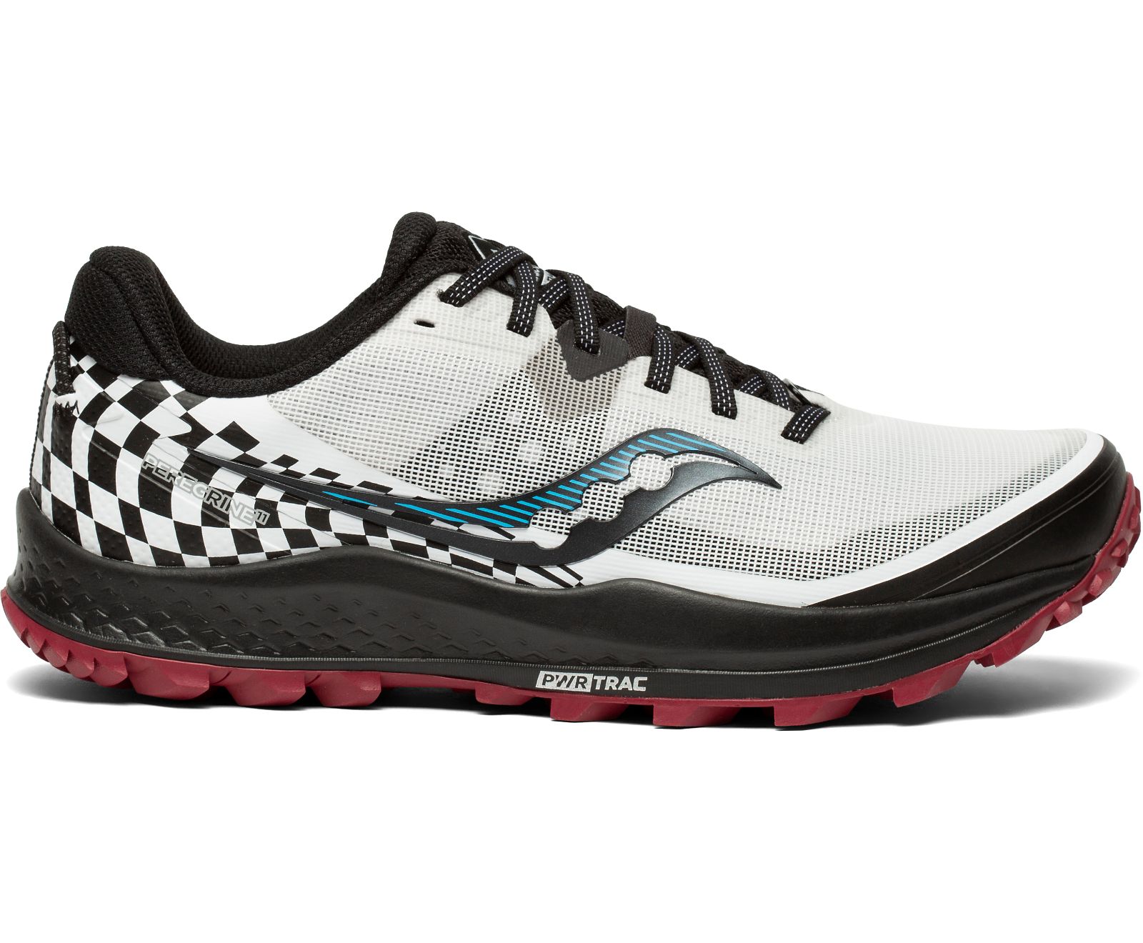 Silver / Black Men's Saucony Peregrine 11 Trail Running Shoes | KIROU1023