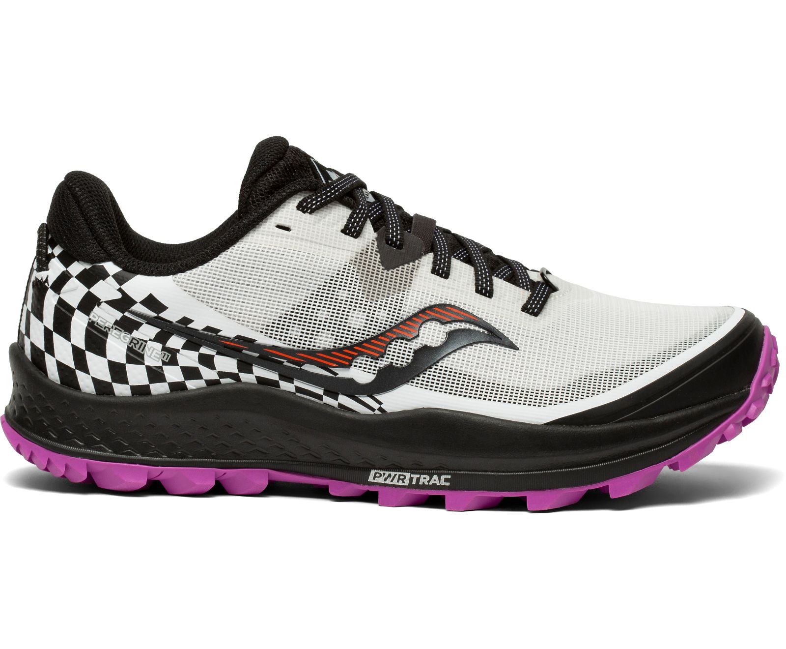 Silver / Purple Women's Saucony Peregrine 11 Trail Running Shoes | WPJAD7480