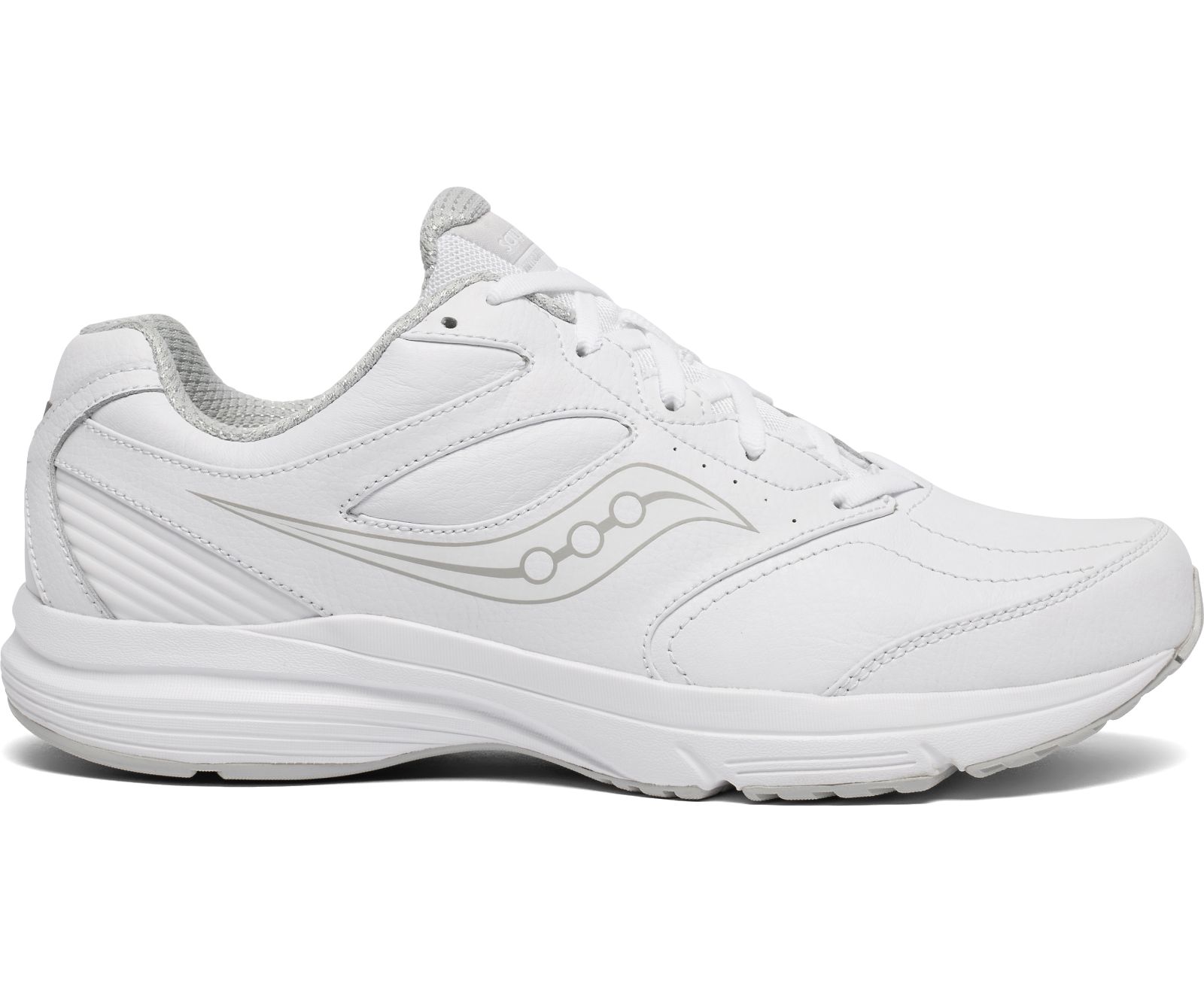 White Men's Saucony Integrity Walker 3 Walking Shoes | NDMIB6950